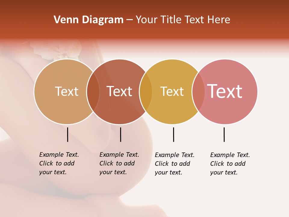 A Woman With A Flower On Her Breast PowerPoint Template