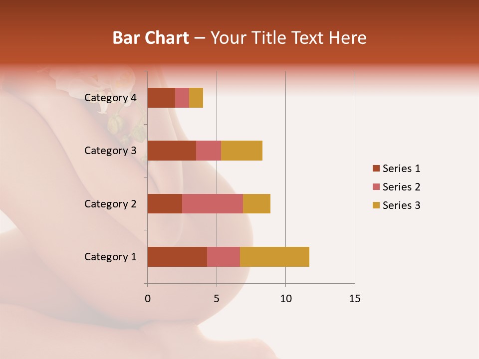 A Woman With A Flower On Her Breast PowerPoint Template