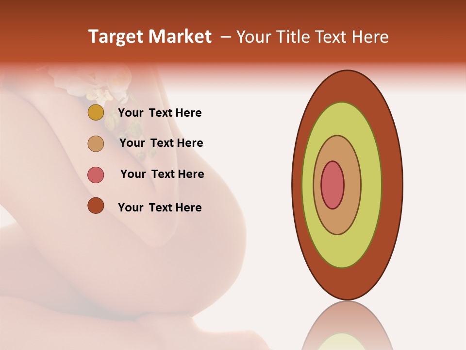 A Woman With A Flower On Her Breast PowerPoint Template