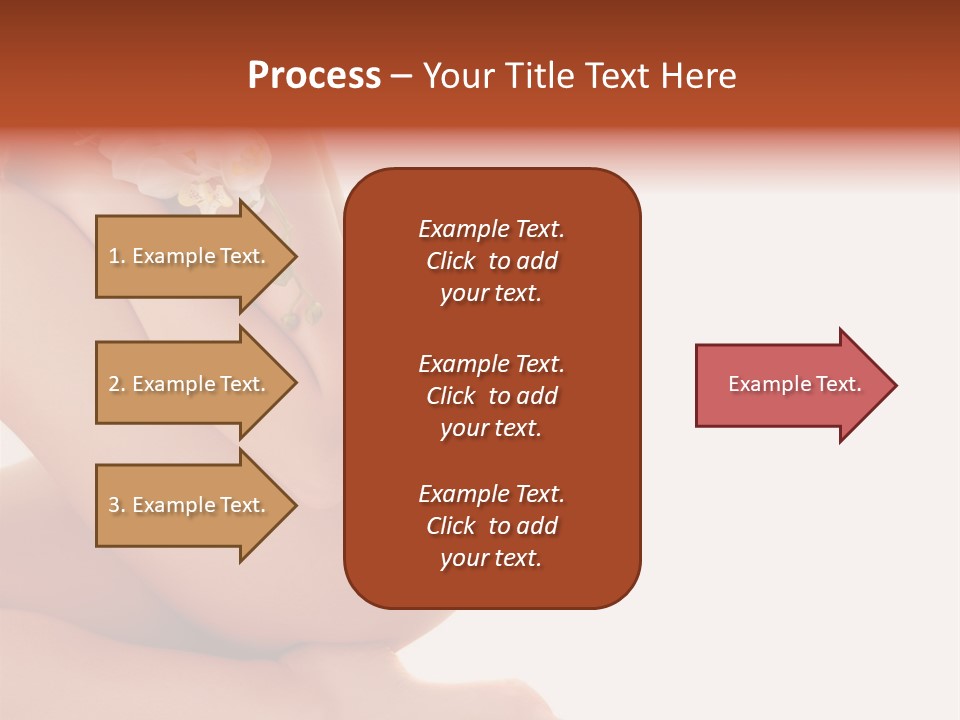A Woman With A Flower On Her Breast PowerPoint Template