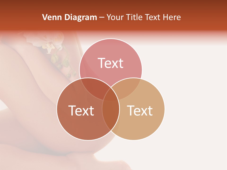 A Woman With A Flower On Her Breast PowerPoint Template