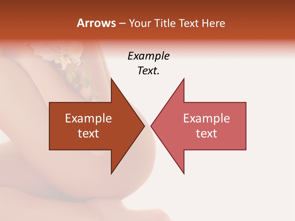 A Woman With A Flower On Her Breast PowerPoint Template