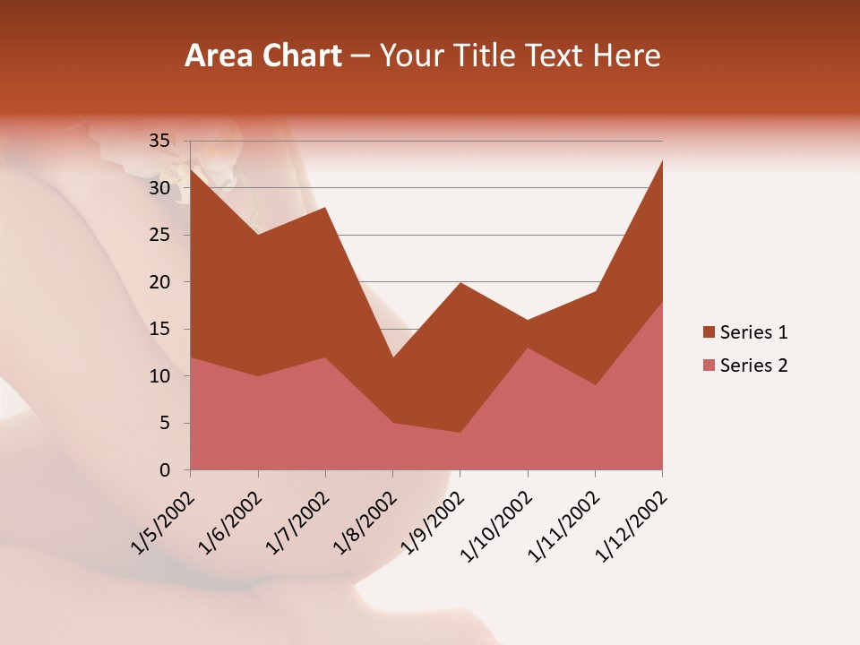 A Woman With A Flower On Her Breast PowerPoint Template