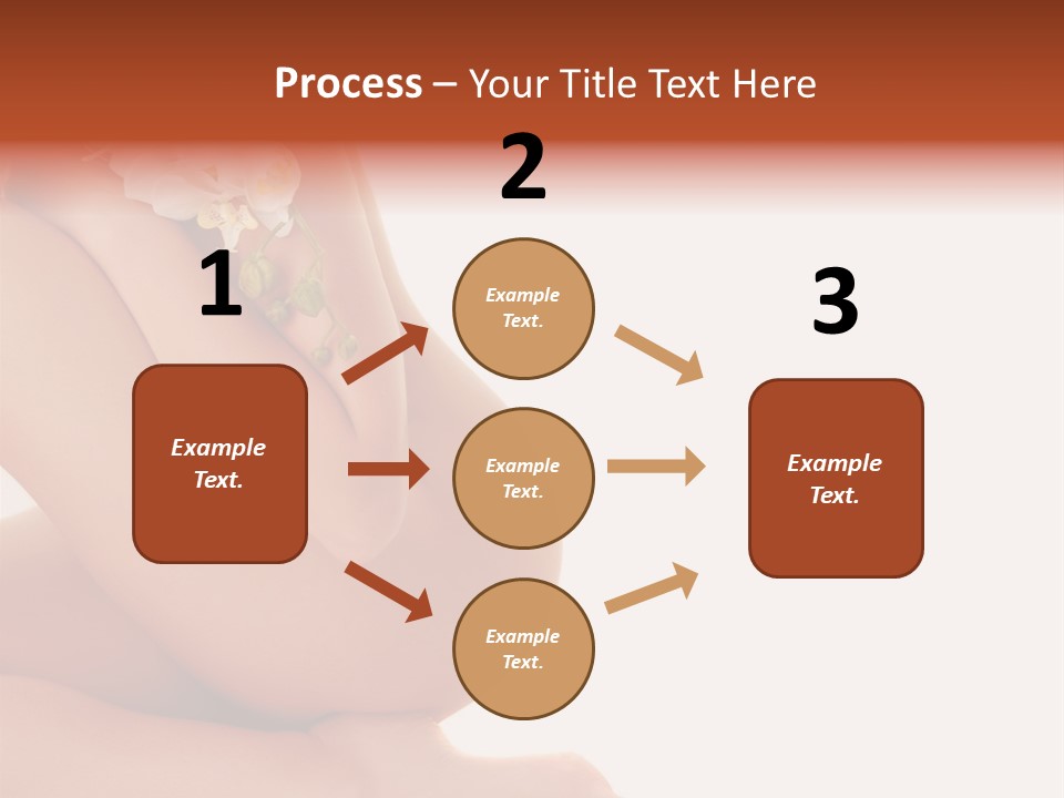 A Woman With A Flower On Her Breast PowerPoint Template