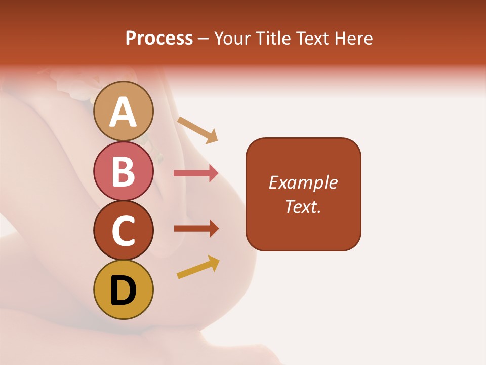 A Woman With A Flower On Her Breast PowerPoint Template