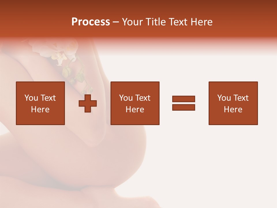 A Woman With A Flower On Her Breast PowerPoint Template