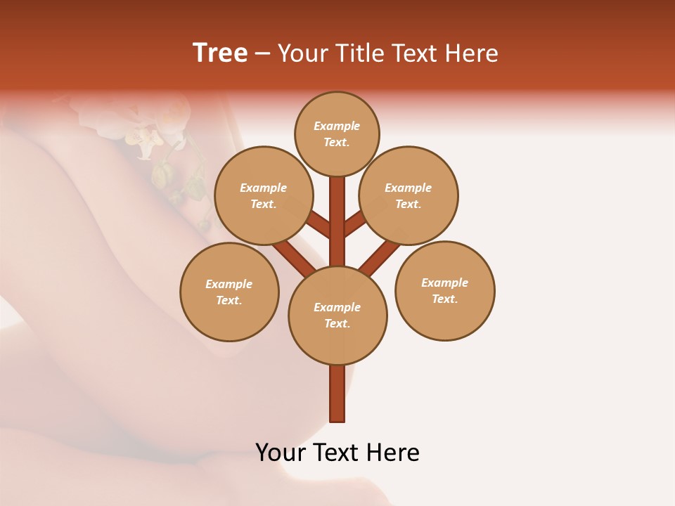 A Woman With A Flower On Her Breast PowerPoint Template