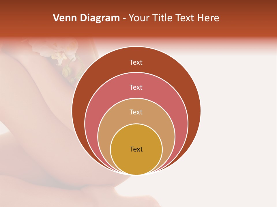 A Woman With A Flower On Her Breast PowerPoint Template