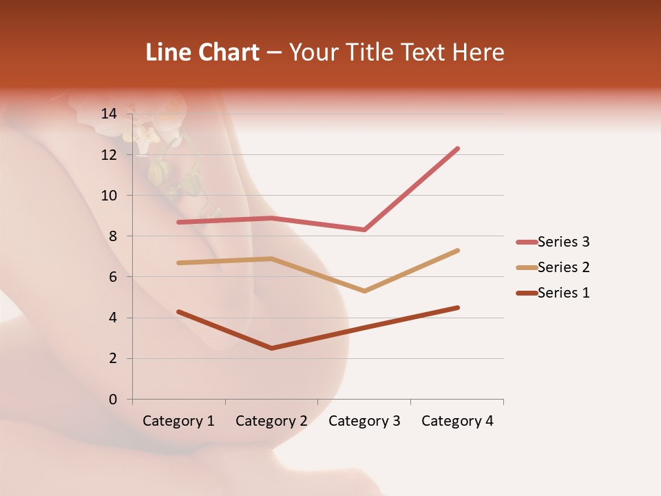 A Woman With A Flower On Her Breast PowerPoint Template