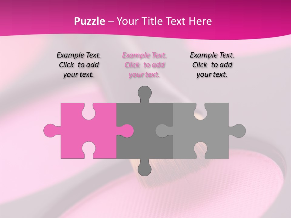 Object Workplace Hand PowerPoint Template