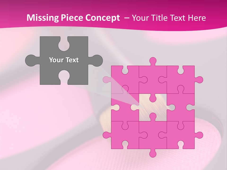 Object Workplace Hand PowerPoint Template