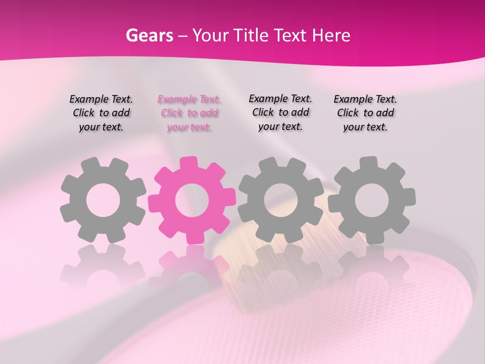 Object Workplace Hand PowerPoint Template