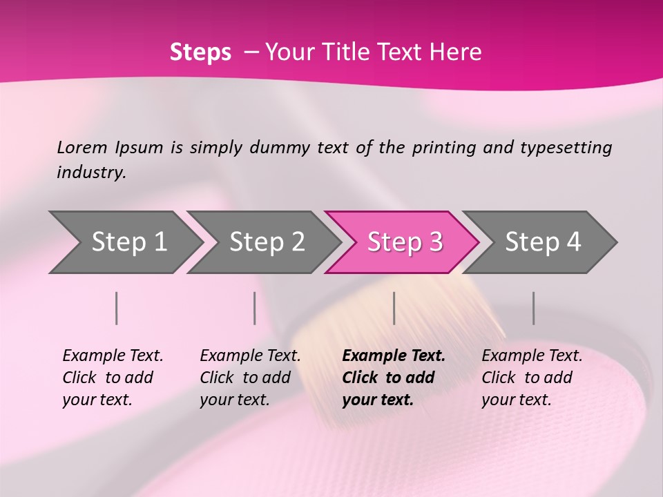Object Workplace Hand PowerPoint Template