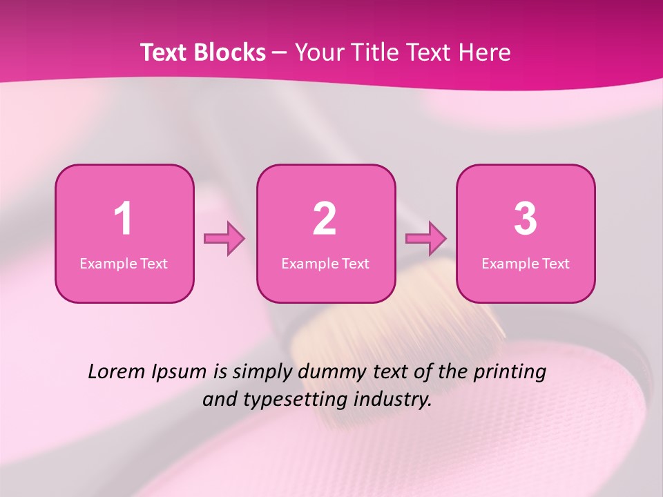 Object Workplace Hand PowerPoint Template