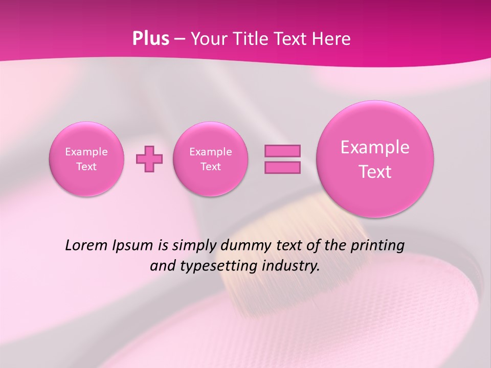 Object Workplace Hand PowerPoint Template