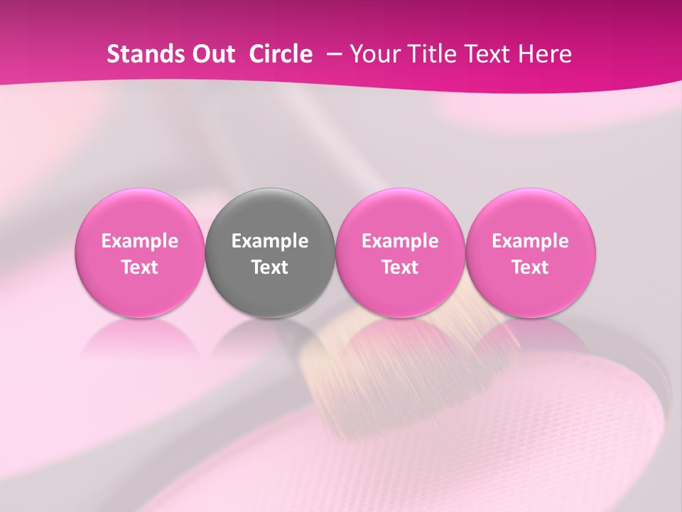 Object Workplace Hand PowerPoint Template