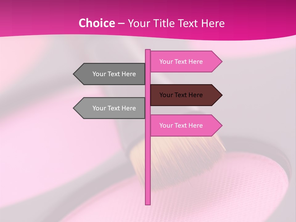 Object Workplace Hand PowerPoint Template