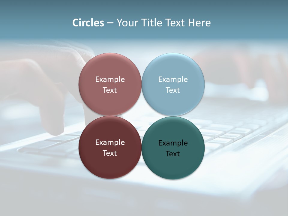 Object Workplace Hand PowerPoint Template
