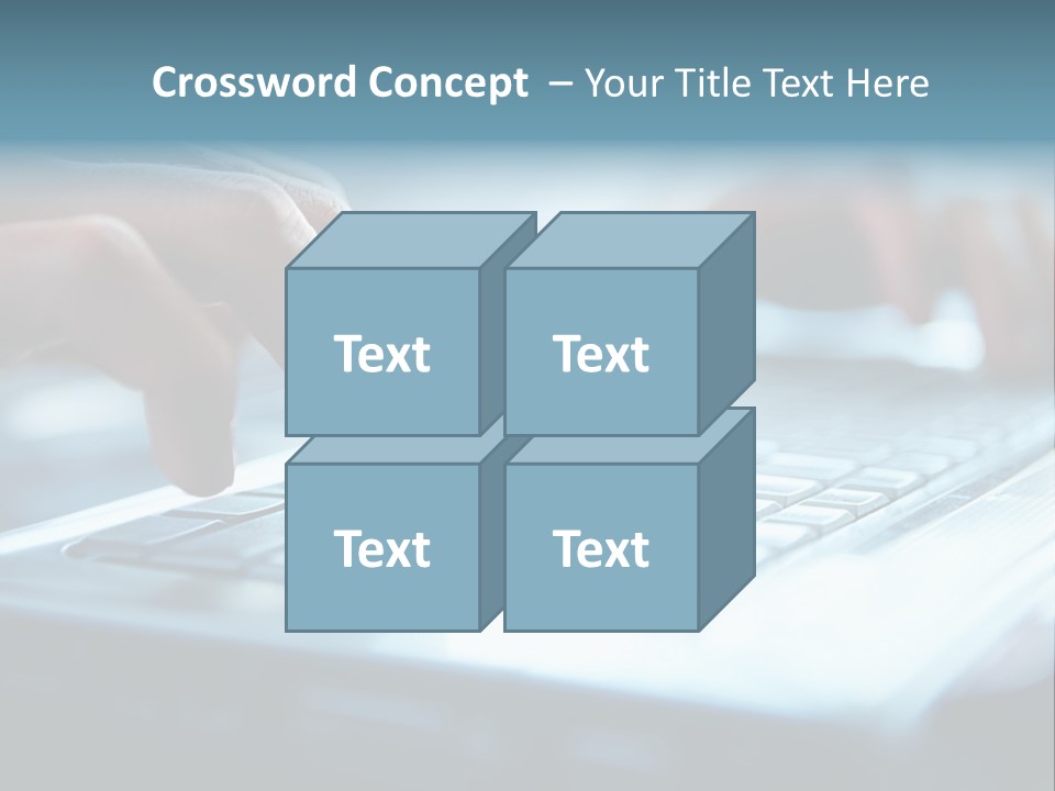Object Workplace Hand PowerPoint Template