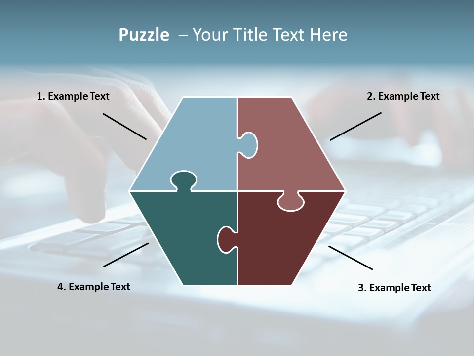 Object Workplace Hand PowerPoint Template