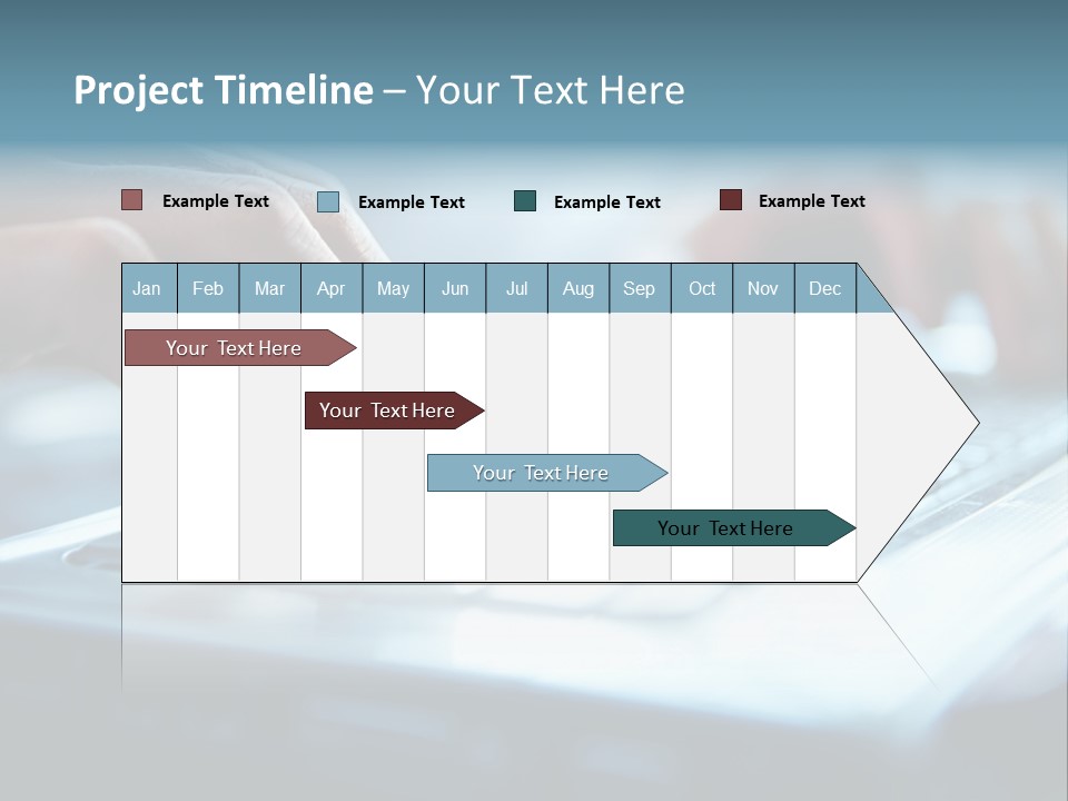 Object Workplace Hand PowerPoint Template
