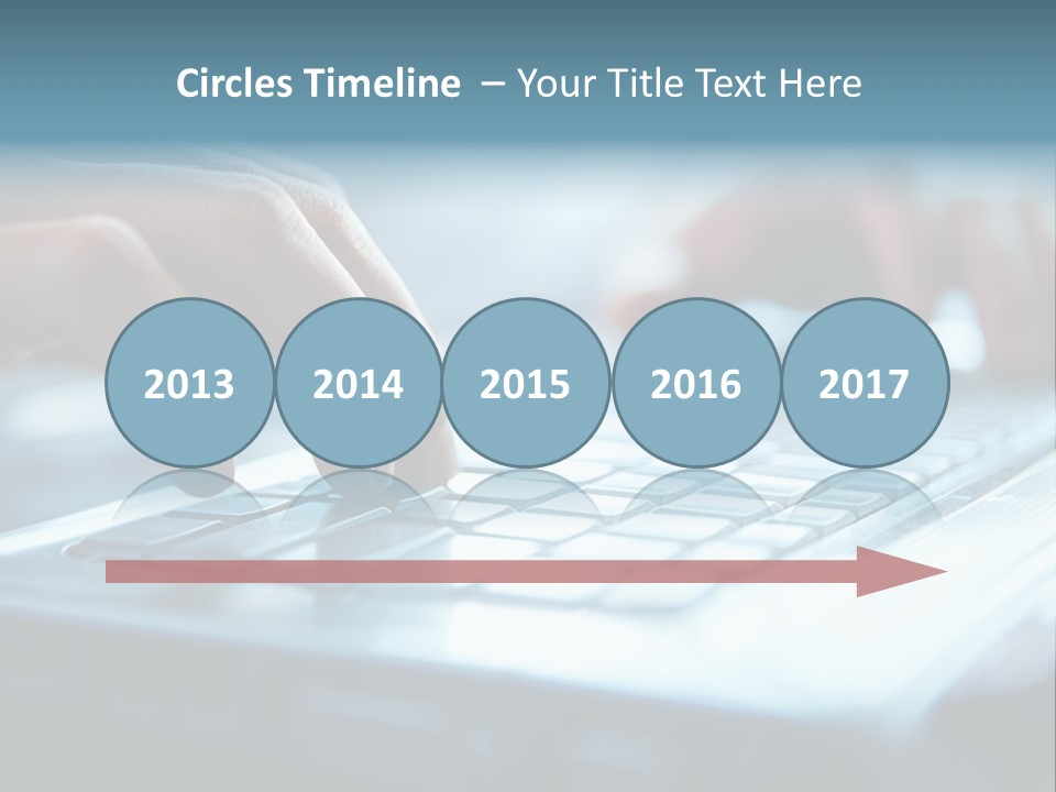 Object Workplace Hand PowerPoint Template