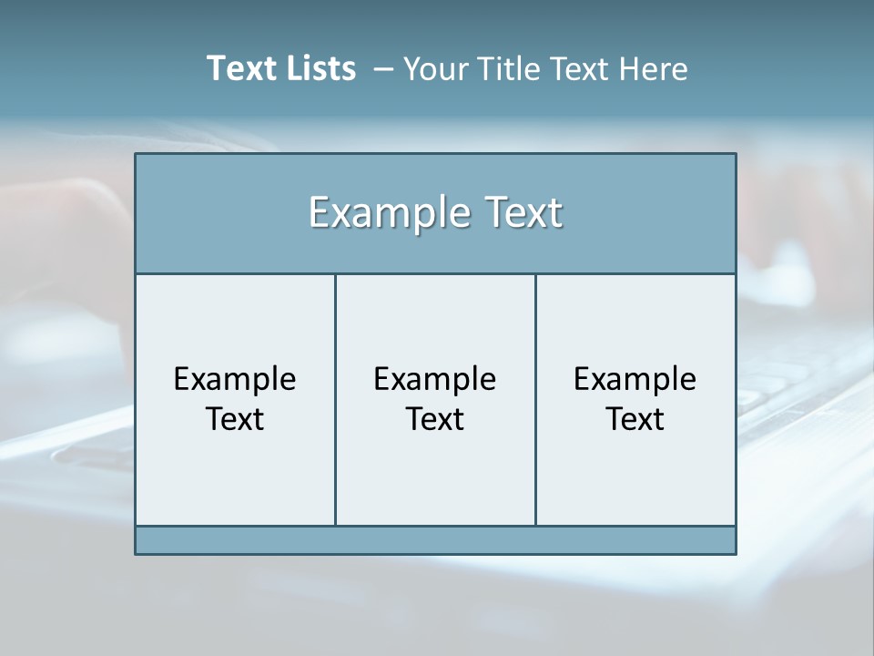 Object Workplace Hand PowerPoint Template