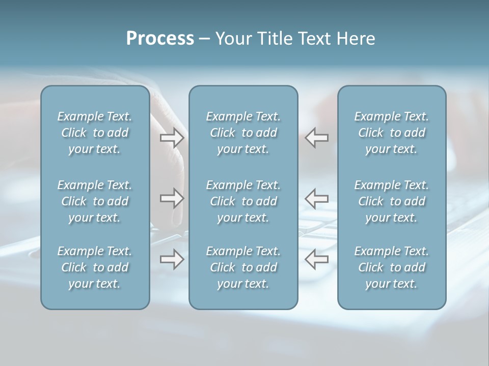 Object Workplace Hand PowerPoint Template