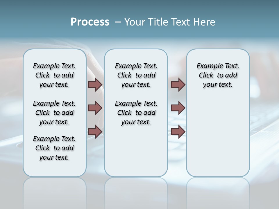 Object Workplace Hand PowerPoint Template