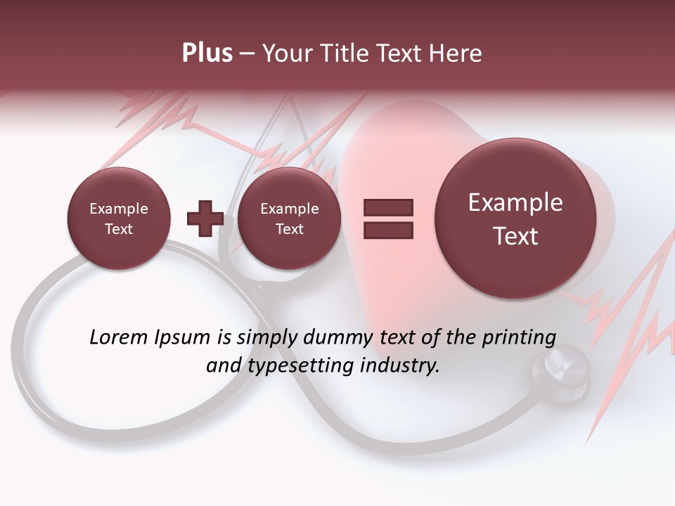 Health Closeup Icon PowerPoint Template