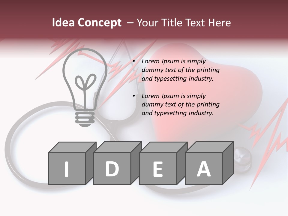 Health Closeup Icon PowerPoint Template