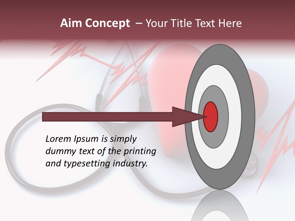 Health Closeup Icon PowerPoint Template