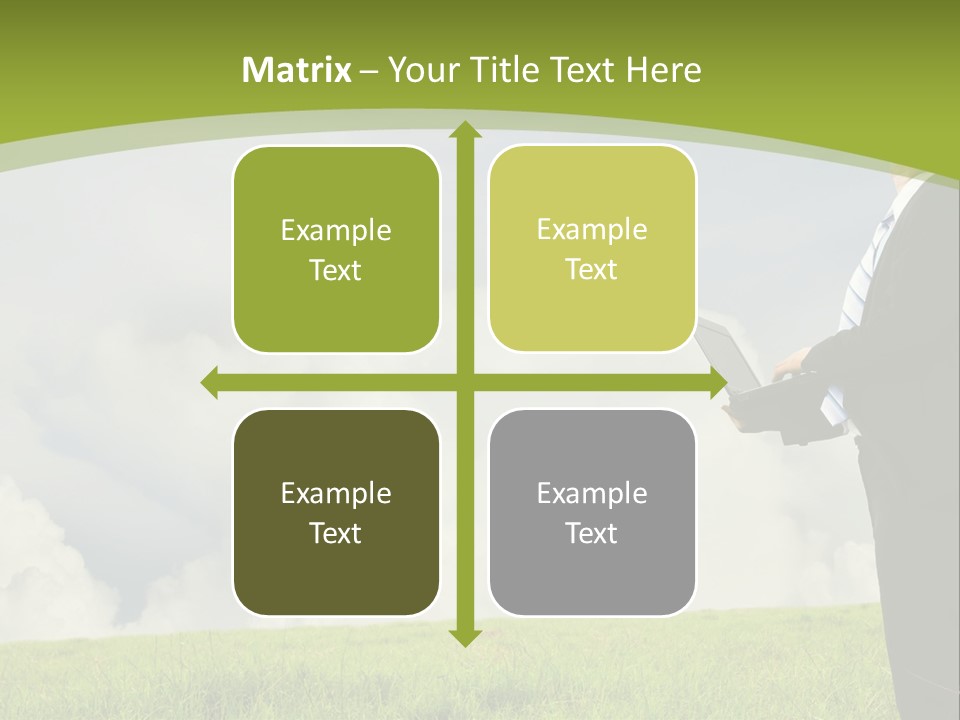 Landscape Nature Computer PowerPoint Template