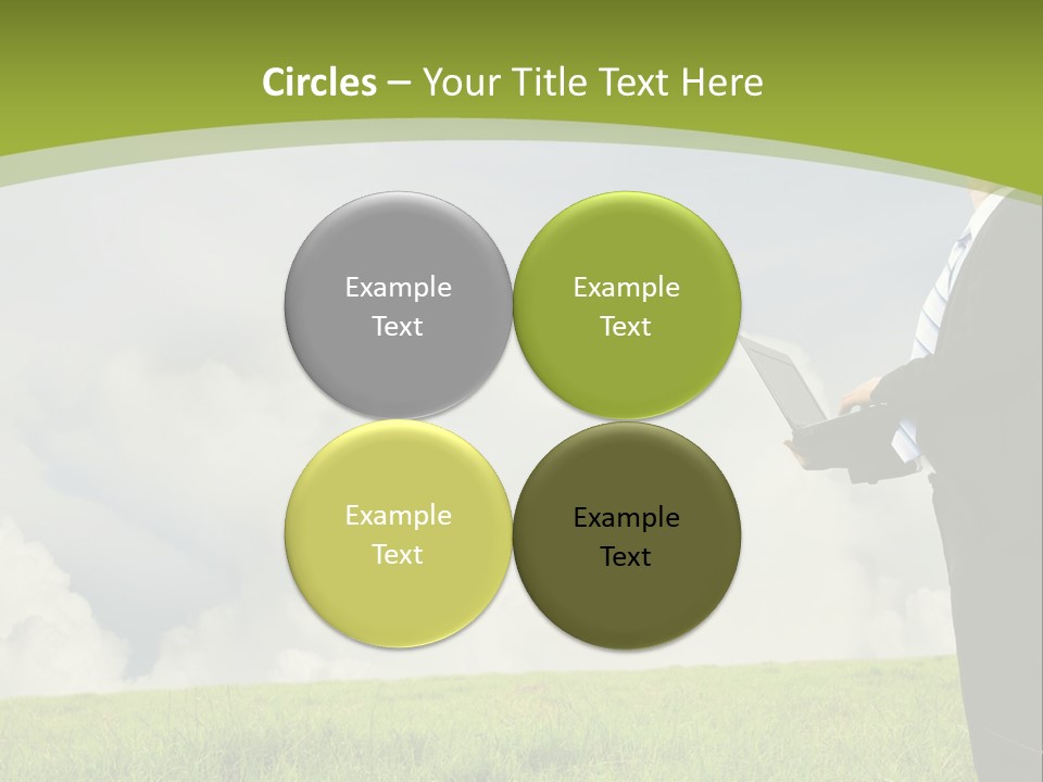 Landscape Nature Computer PowerPoint Template