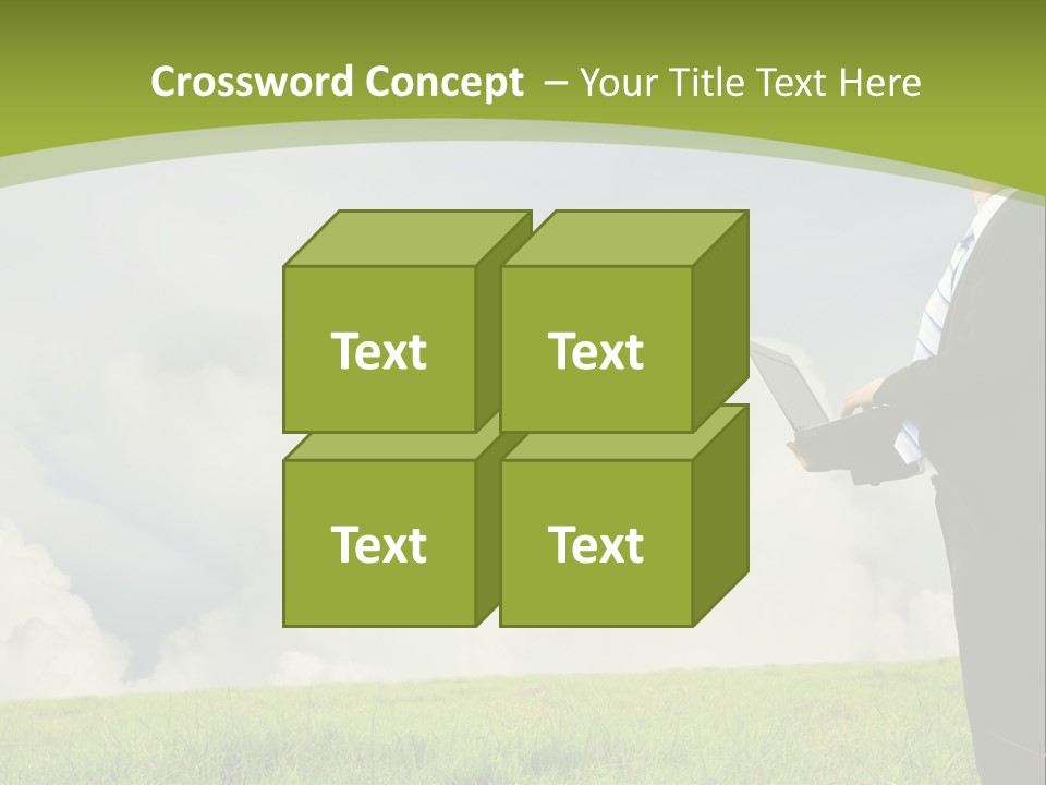 Landscape Nature Computer PowerPoint Template