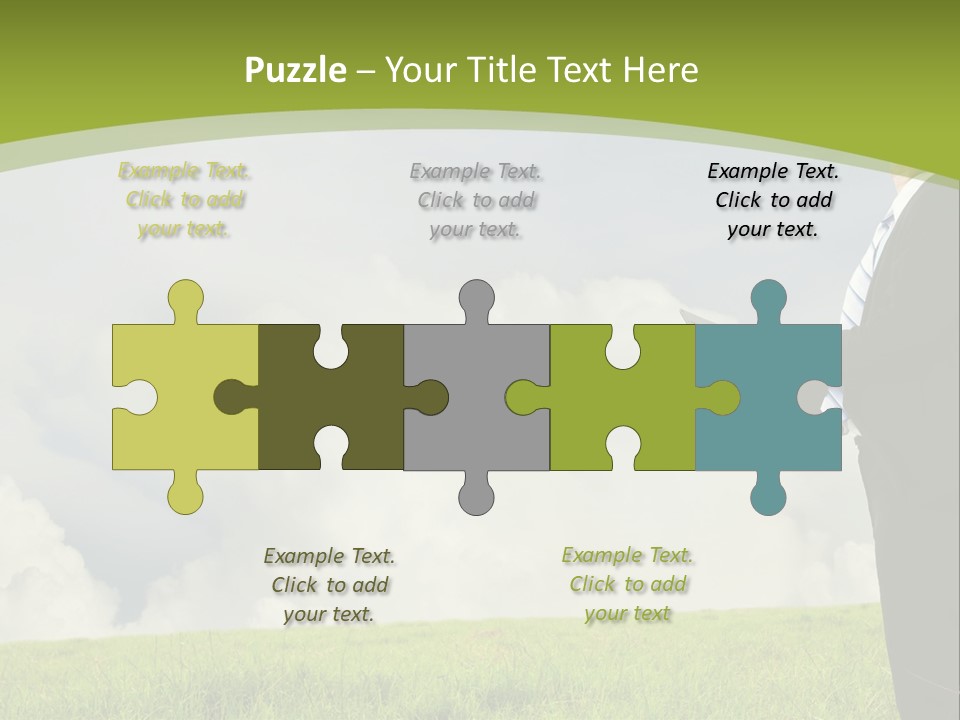 Landscape Nature Computer PowerPoint Template