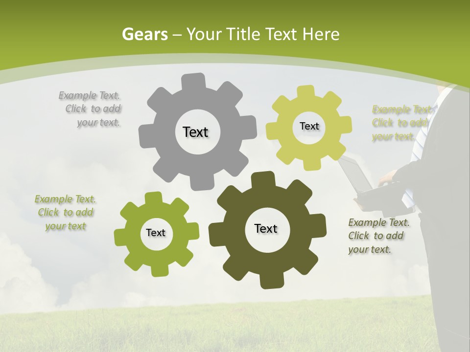 Landscape Nature Computer PowerPoint Template