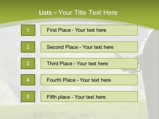 Landscape Nature Computer PowerPoint Template