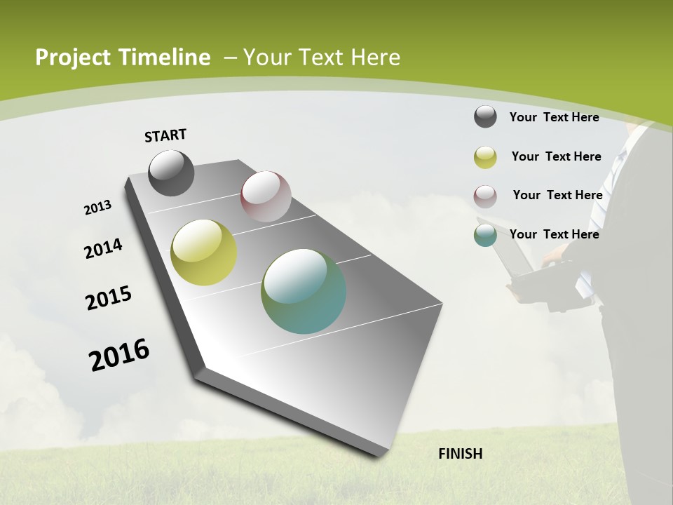 Landscape Nature Computer PowerPoint Template