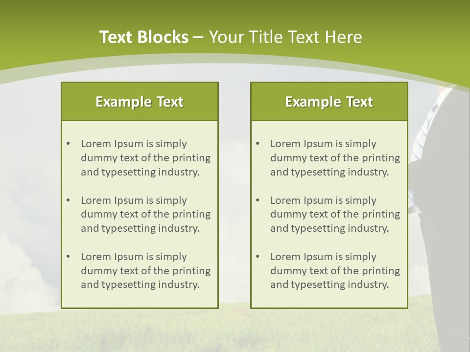 Landscape Nature Computer PowerPoint Template