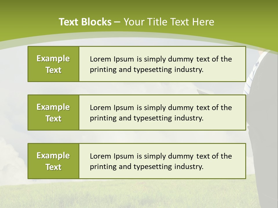 Landscape Nature Computer PowerPoint Template