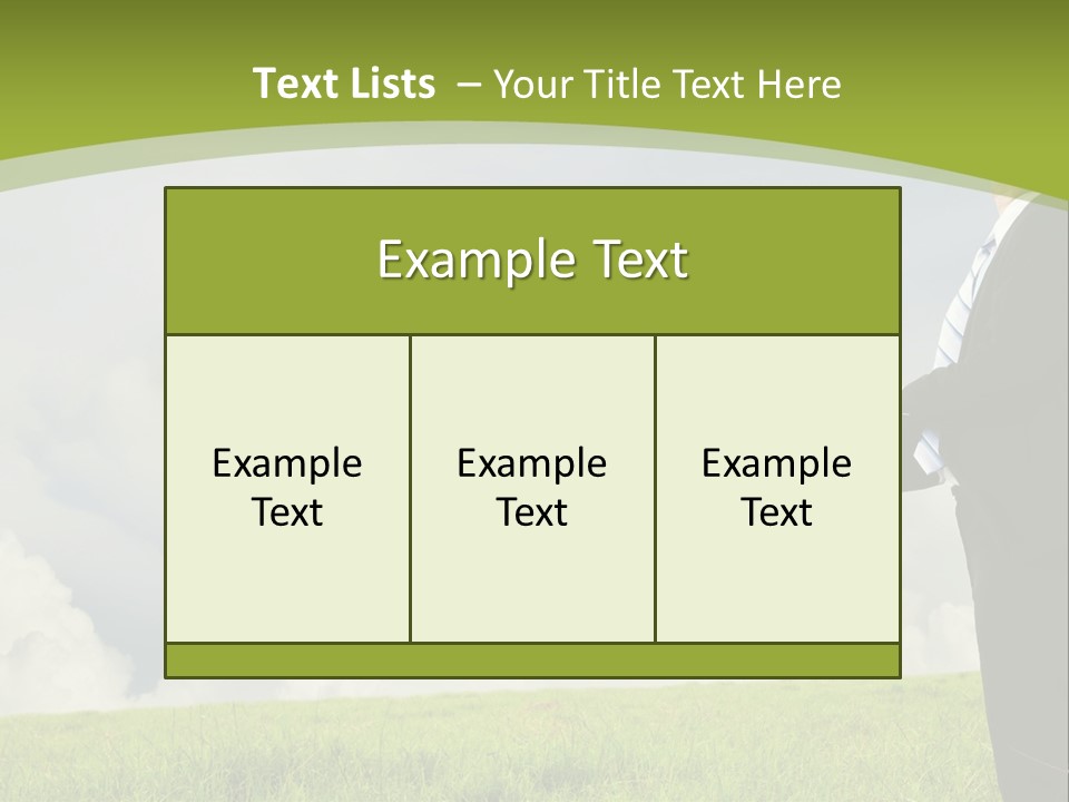 Landscape Nature Computer PowerPoint Template