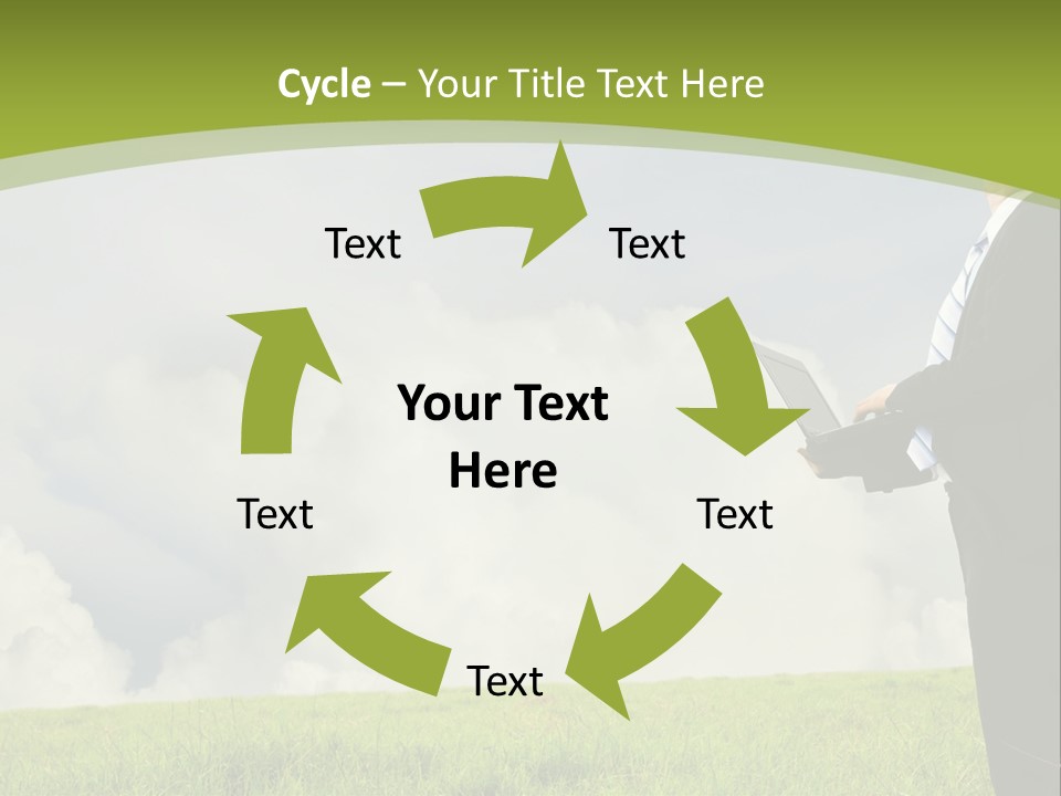 Landscape Nature Computer PowerPoint Template