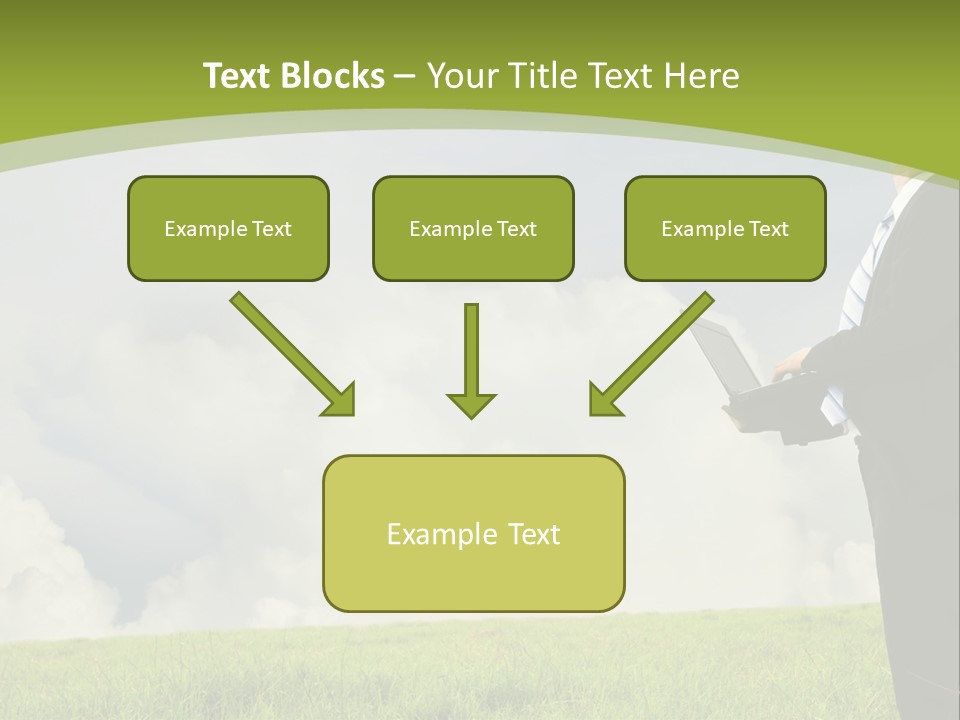 Landscape Nature Computer PowerPoint Template