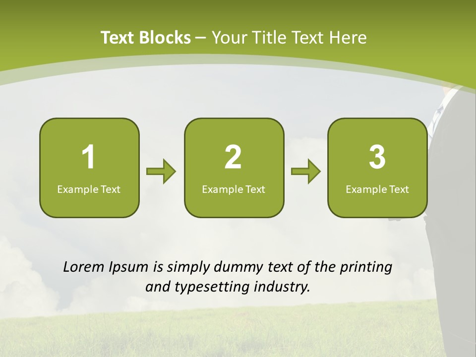 Landscape Nature Computer PowerPoint Template