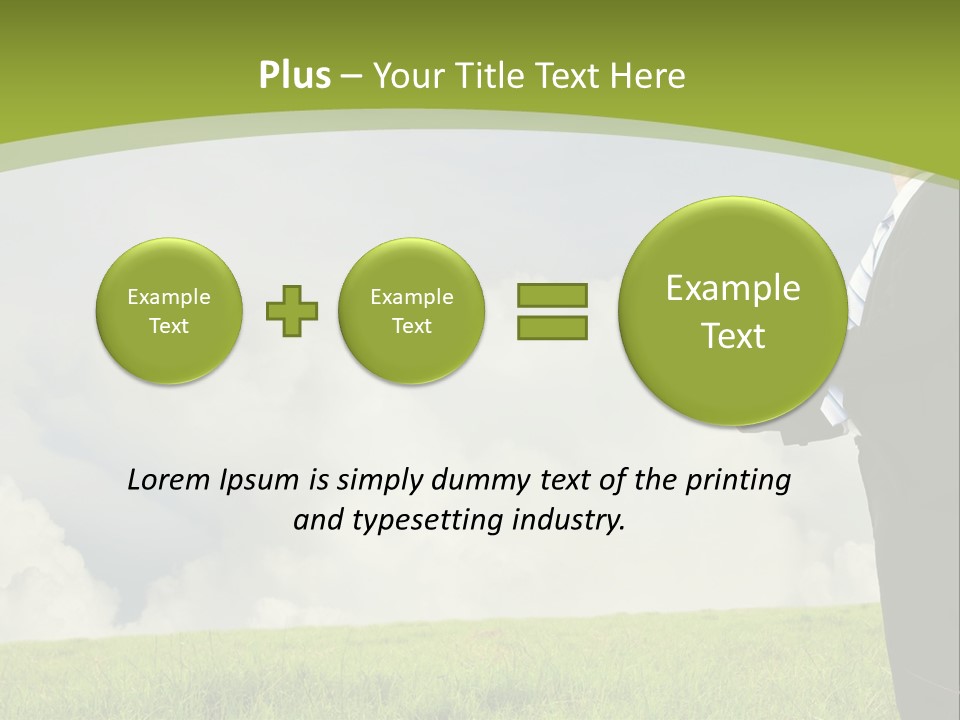 Landscape Nature Computer PowerPoint Template