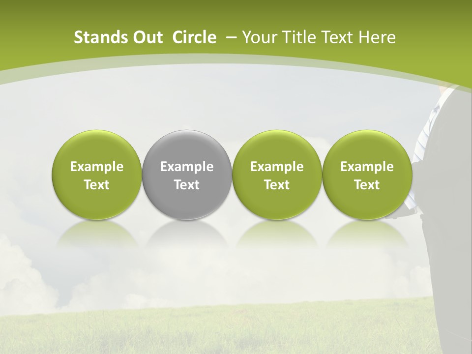 Landscape Nature Computer PowerPoint Template