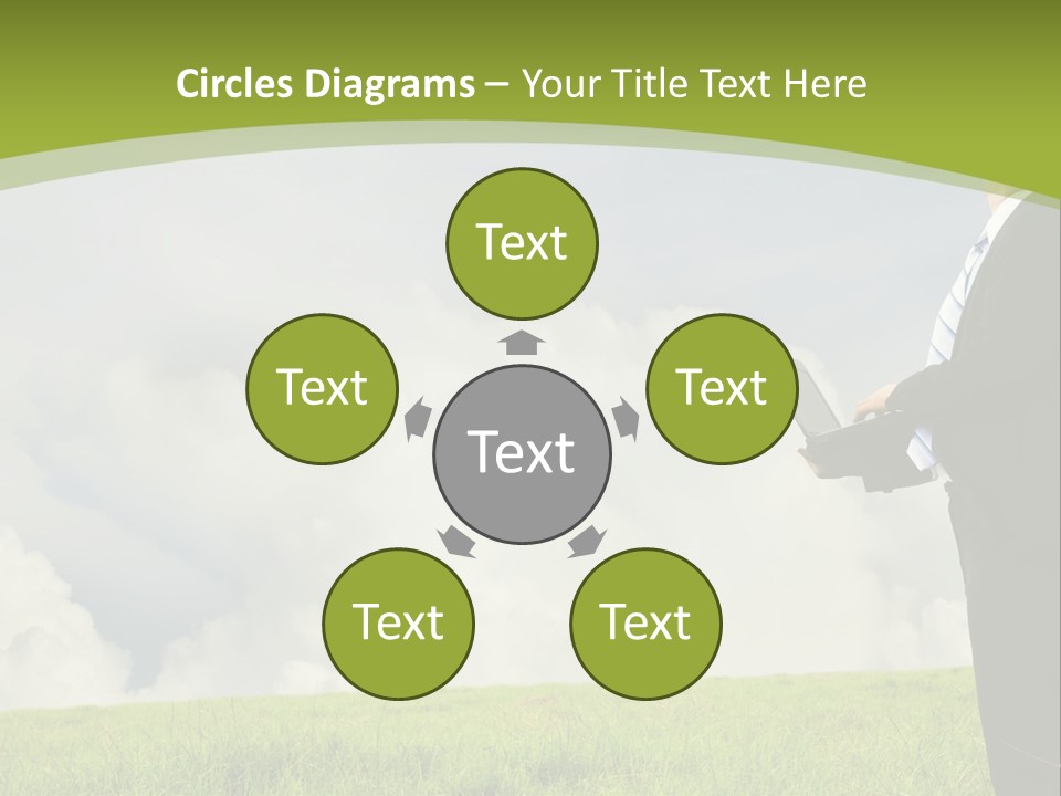 Landscape Nature Computer PowerPoint Template