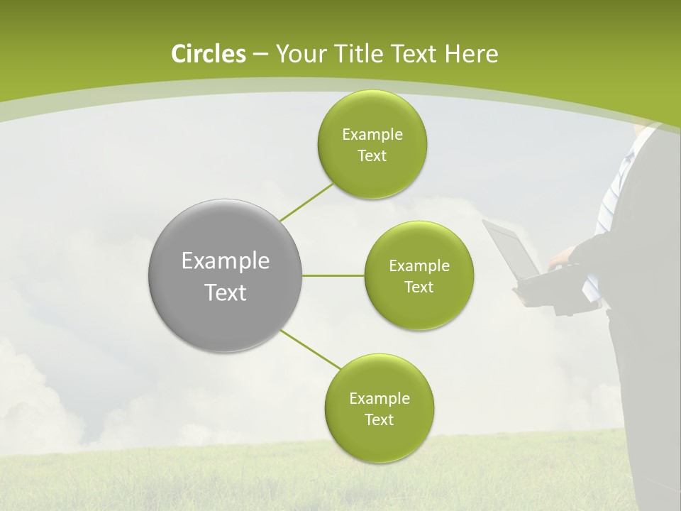 Landscape Nature Computer PowerPoint Template