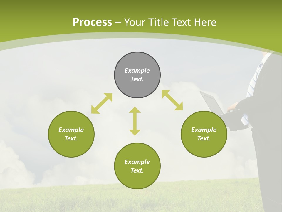 Landscape Nature Computer PowerPoint Template